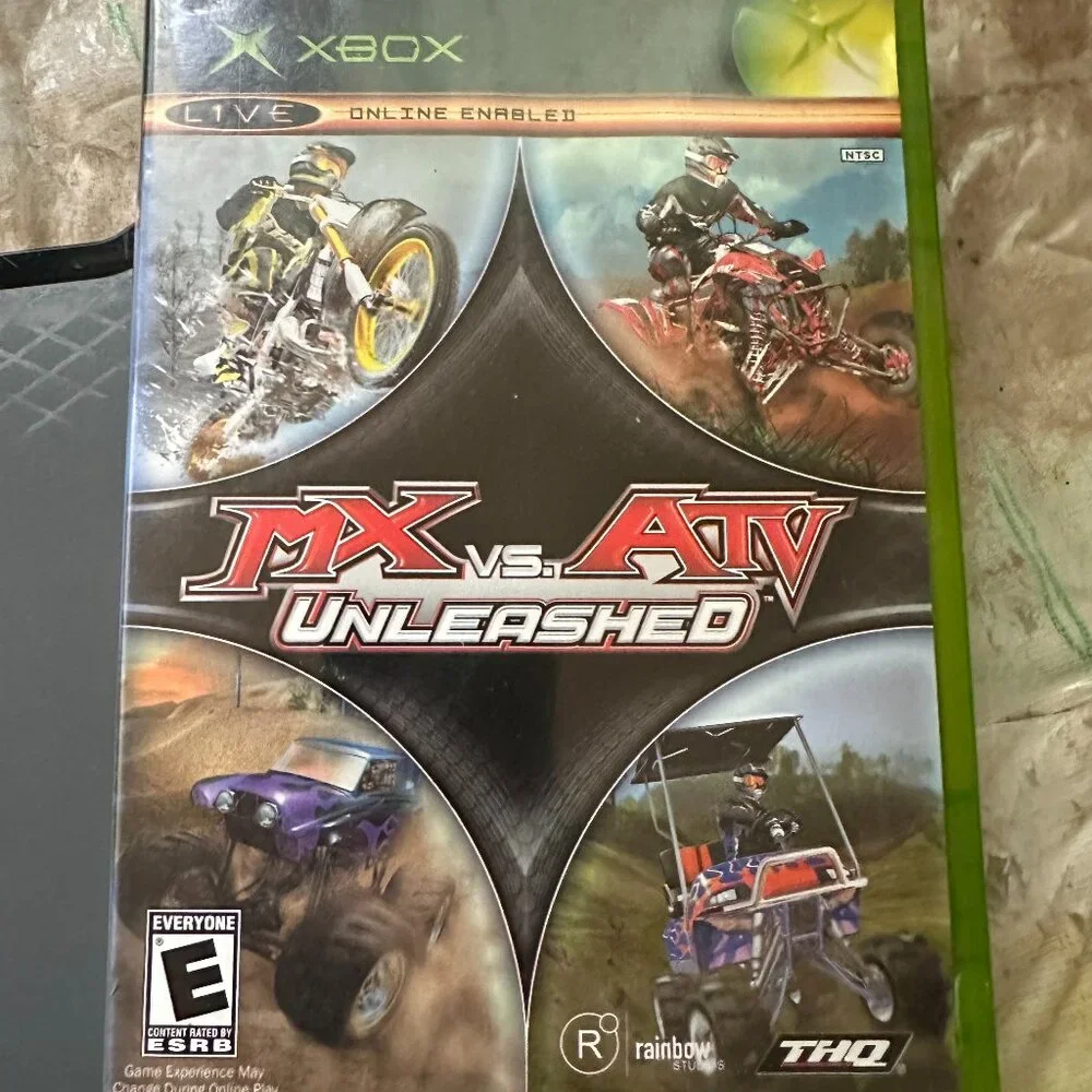 MX vs. ATV Unleashed (Microsoft Xbox, 2005) No Manual Tested Working